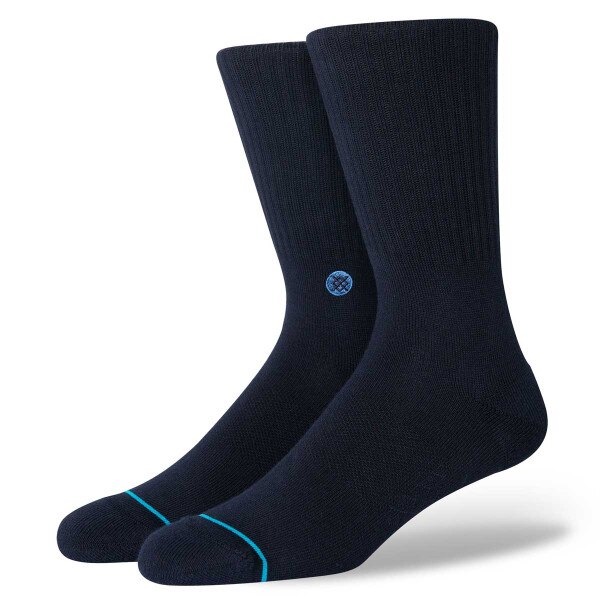 Stance Icon Crew Sock – Men’s in Dark Navy